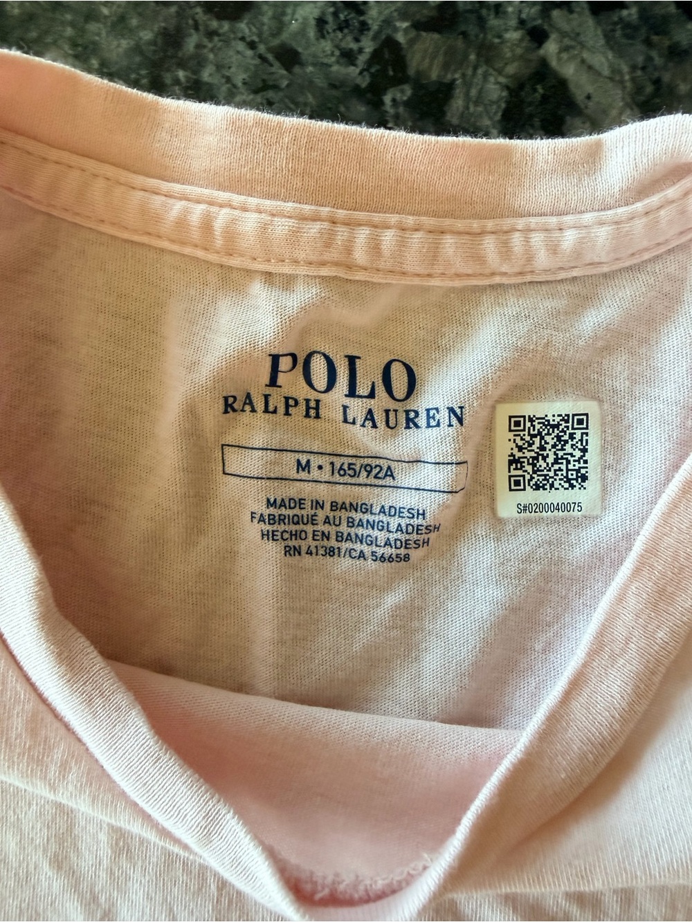 Polo Ralph Lauren Pink Pony Tee Size M 100% Cotton Short Sleeve Shirt - Picture 3 of 4
